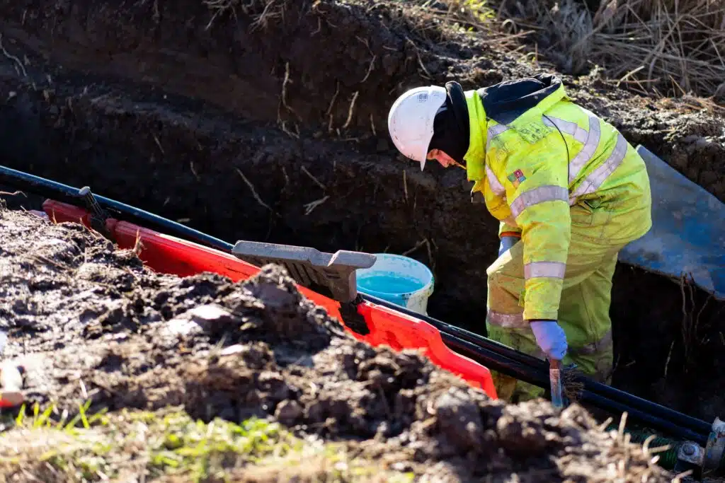 Fibre Optic Cable Installation at Coldham Solar Farm | UIP