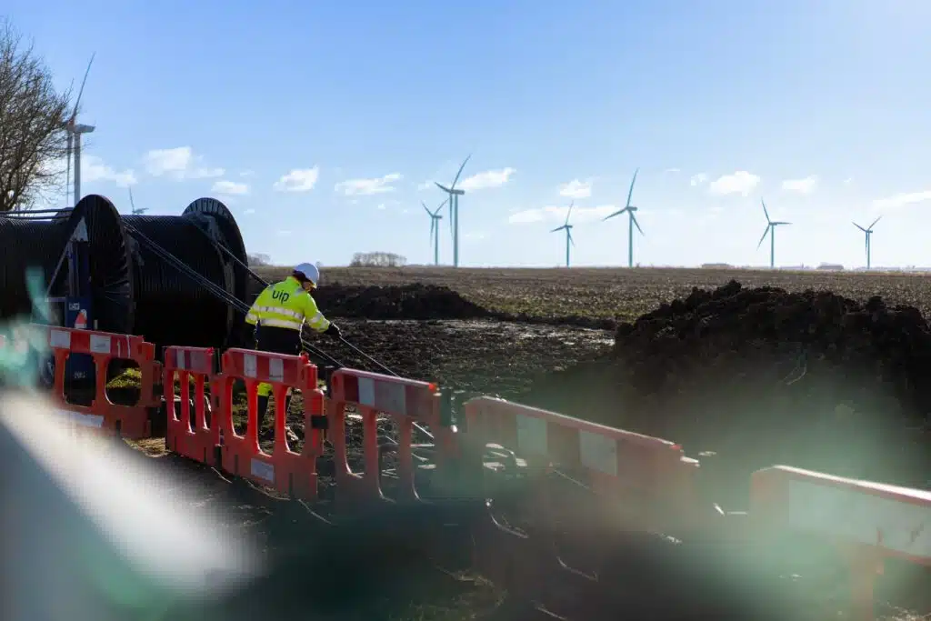 Fibre Optic Cable Installation at Coldham Solar Farm | UIP